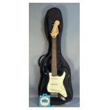 Fender Squier Mini Strat Beginners Electric Guitar, S/N IC031221933, In Soft Sided Performance Plus 