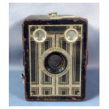 Kodak Brownie Jr. Camera, Ansco With Ready Flash, Kodak Brownie Auto 27 Camera And Vivo Tripod