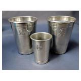 Alvin Sterling Plated Candlestick Holder, Crown Sterling Salt And Pepper Shakers, Silver Plated And 