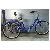 Schwinn Town & Country Tricycle With 3-Speed System, Wire Basket, Air Tires, Hand Brake, And Seat Wi