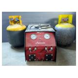 AES NTron Retriever Model R2-2.2, Refrigerant Recovery And Purification System, Includes Two Tanks