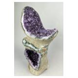 Artisan Hand-Carved Uruguayan Amethyst Sculpture, 11", 7.23lbs