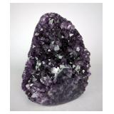 Amethyst Cluster Geode Specimen With Polished Face, 7.5", 8lbs