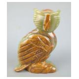 Carved Onyx Owl, 8" 
