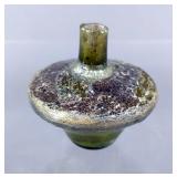 Roman Glass Bottle/Vial, Circa 1st To 2nd Century AD, 3x2.75"
