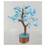 Chrysocolla Gemstone Tree, 8"