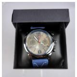 Mens Large-Face Fashion Wrist Watch