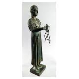 Greek Charioteer Of Delphi Museum Replica Statue