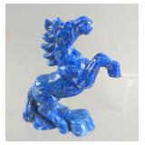 Lazurite Horse Statue, 4.5"