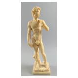 A. Santini Resin David Sculpture, Made In Italy, 11.5"