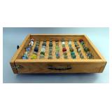 Marble Collection In Wood Display Case, Qty. 81