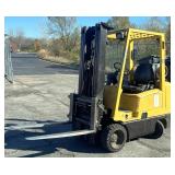 2000 Hyster Forklift, Model S40XMS, 7113 lb Truck Weight, 12,812 Hours Showing On Gauge, SN# C010H06