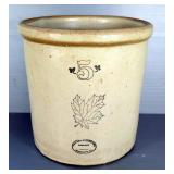 Western Stoneware Company 5 Gallon Crock, Approx 13" Tall