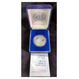 1991 The $50 Heroes Of Desert Storm Silver Proof Commemorative Coin, 1 Troy oz Of .9999 Silver, With