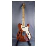 Squier By Fender Telecaster Thinline Electric Guitar, SN CGS1519119, In Union Station Soft Case
