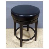 Pier 1 Imports Leather Spinning Barstool, 25" Tall