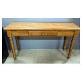 Single Drawer Entry Table, Approx 28" x 48" x 16"