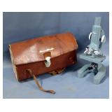 Sans & Streiffe 800X Microscope With Carrying Case