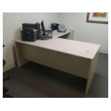 Executive Office Corner Desk, Composite Top, 29.5"T x 72" x 96"