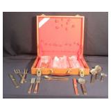 James Quality Jewelers Thai Nickel Bronze 54pc Flatware Set in Wood Box