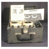 Antique Radio Ham Morse Code Instructograph Practice Machine Model 500, In Case w/ Instructions, Wor