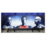 Nike 1996 Chicago Bulls NO BULL Michael Jordan Scottie Pippin Dennis Rodman Poster 6