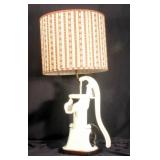 Antique Cast Iron WL Davey Pump Corp Water Pump Lamp