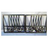 Cast Iron Decor Panels, 14" x16", Qty 2