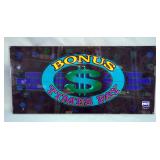 IGT Slot Machine Top Glass, 9.5" x 20.5" 