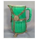 Bohemia Crystal Bowl, Basket Weave Ceramic Centerpiece Bowls, Qty 2, Footed Bohemian Vessel, Platter