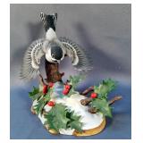 Lenox Porcelain Bird Figurines Including Chickadee And Red-breasted Nuthatch, Andrea By Sadek Chicka