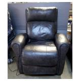 Southern Motion Leather Zero Gravity Power Reclining Chair, 45" x 37" x 33", Powers On 