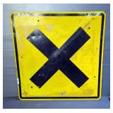 Rail Road Crossing Sign, 36" x 36"