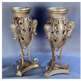 Art Nuevo Style Resin Decor, 17", Qty 2 