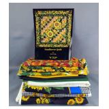 Sunflower Quilt Kit By Janet Page Including Cranston Prints Works Cotton Fabric Collection And Instr
