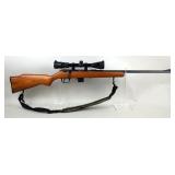 Marlin 925M .22 Win Mag Rimfire Bolt Action Rifle SN# 95670955, Bushnell 3x-9x Banner Scope, Padded 