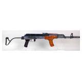 Recreator Blanks Seventy-4 5.45x39 Rifle SN# FF7528, Folding Stock, Flip Sight Extra Foregrip