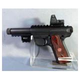 Sturm Ruger & Co 22/45 MK III .22 LR Pistol SN# 271-72189, Trijicon Sight And A Laser Model MCGLS1 