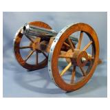 Fireable Scale Model Of Civil War Era Cannon, Approx 10" High, 22" Long, 13" Wide