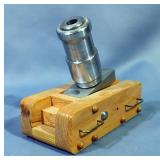 Fireable Scale Model Of Mortar, JAB Co (Westwood, KS), No 61, 0.758" Bore, Approx 6" x 7" x 3.25"
