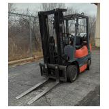 Toyota Forklift Model 42-6FGCU25, 14177 Hours On Gauge, 8660 lb Truck Weight, 189" Max Lifting Heigh