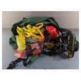 Climbing Equipment, Includes Harness(With Rigging), Poly Rope, Rope(Unknown Length), Webbing, Carabi