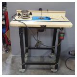 Rockler Phenolic Router Table With Porter Cable Router, Model 6902, And Router Base, Model 1001 