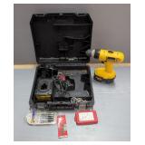 DeWalt Cordless Drill/Driver, Model DW929, With 2 Total Batteries, 2 Battery Chargers, And Various D