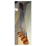 Louisville Grand Slam H&B Registered, Genuine Persimmon Wood Head Drivers, #1, 2, 3, 4, Right Hand, 