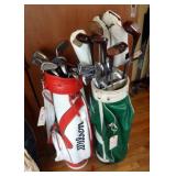 Driver and Iron Golf Club Assortment, Qty 31 Clubs, Includes Hogan, Spalding, Wilson and Arsenal, in