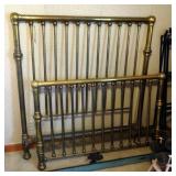 Brass Bed Frame, MUST SEE! Full Size, Includes Headboard, 58.5"Tall, Footboard, 36.5" Tall