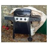 Backyard Grill Propane Grill with Tank and Cover, Thermostat in Grill Lid