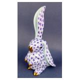 Herend Hand Painted Porcelain Bunny, # 175, Marked 5325-0-00/VHLM, 4" Tall 