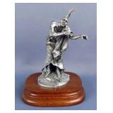 Chilmark "Plains Talk" Pawnee Fine Pewter Sculpture, Limited Edition 63/2,500, By Michael Boyett, 6"